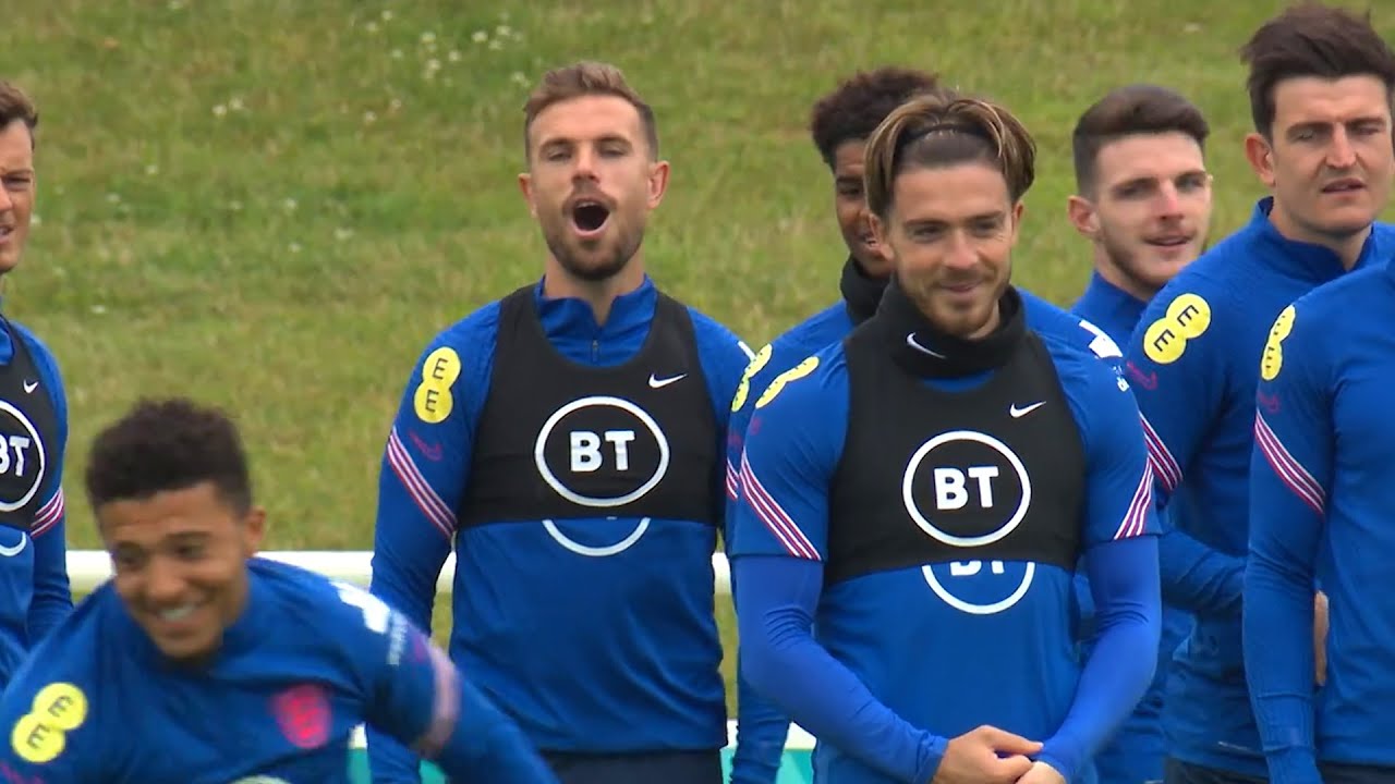 England Players Train Ahead Of Germany Clash - England v Germany - Round Of 16 - Euro 2020