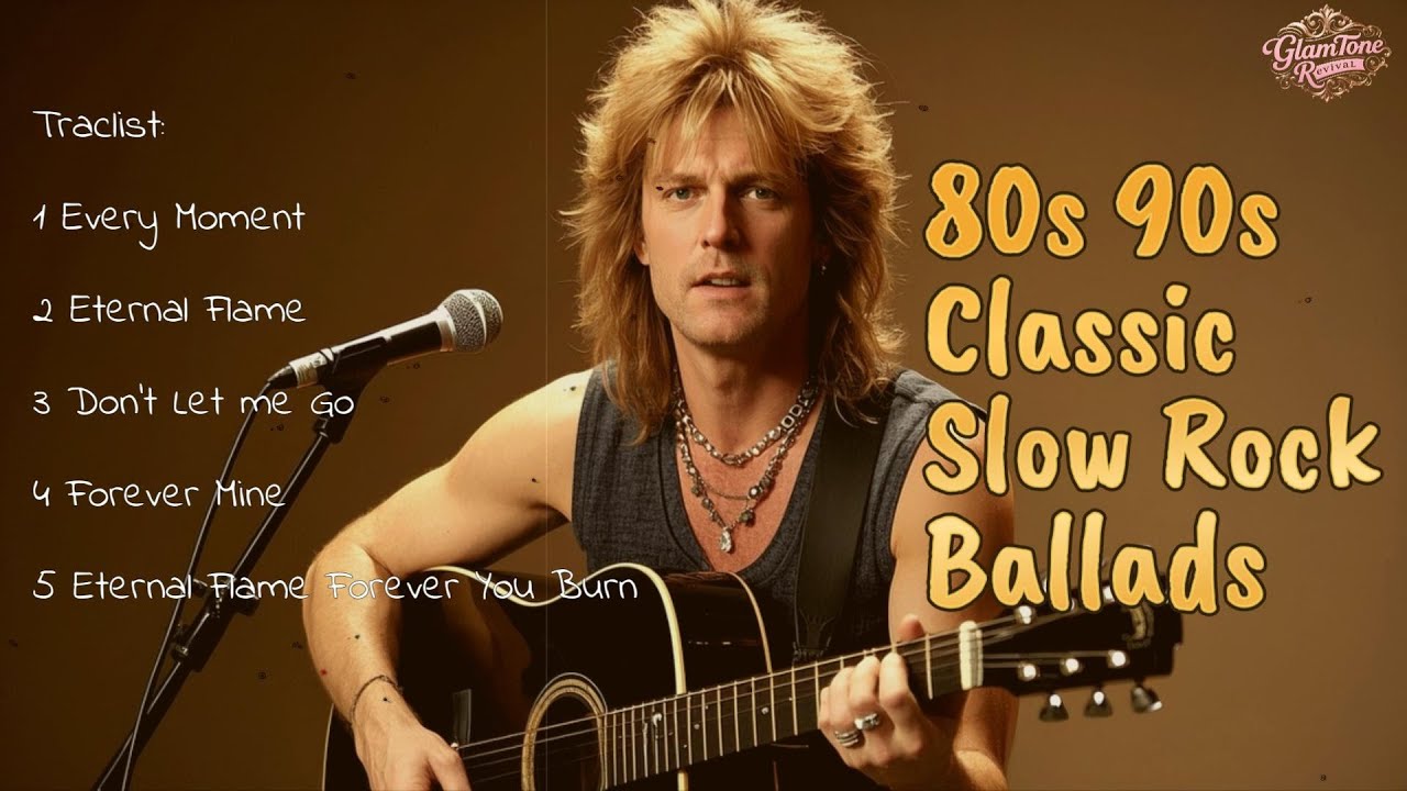 🎸 80s 90s Classic Slow Rock Vol 7 | Glam Rock Glam Metal Heartbreaks & Timeless Ballads