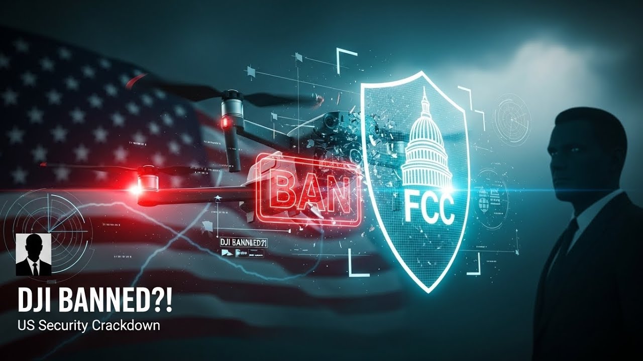 US Bans New DJI Drones: FCC National Security Crackdown Explained