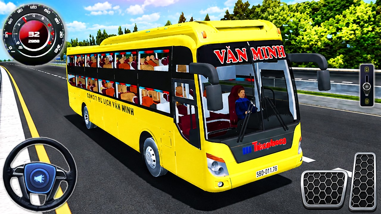 Coach Bus Simulator Vietnam - Real Coach Bus Driving in City - Android GamePlay #4