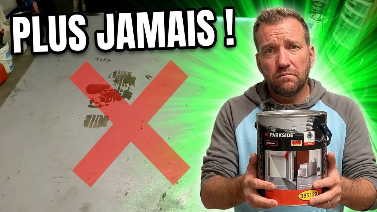 ✨TEST R&eacute;sine pour le sol PARKSIDE de chez LIDL ! &Ccedil;a donne quoi?😱