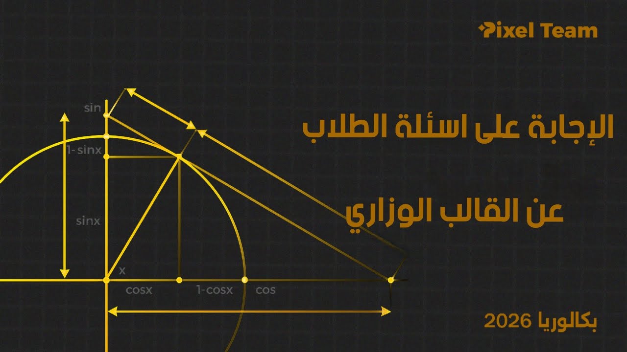 الإجابة على اسئلة الطلاب عن القالب الوزاري _ الجزء الثاني 