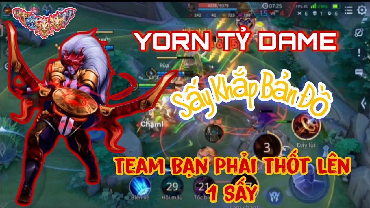 [ TOP 1 YORN ] Yorn Sấy Cực Thốn Với Bộ Trang Bị Này - LQMB