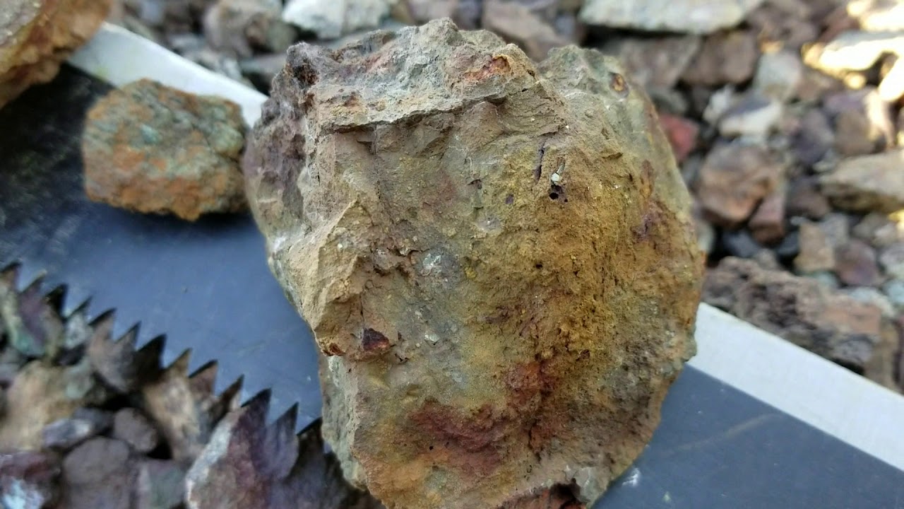 Gold and Copper Ore Vein