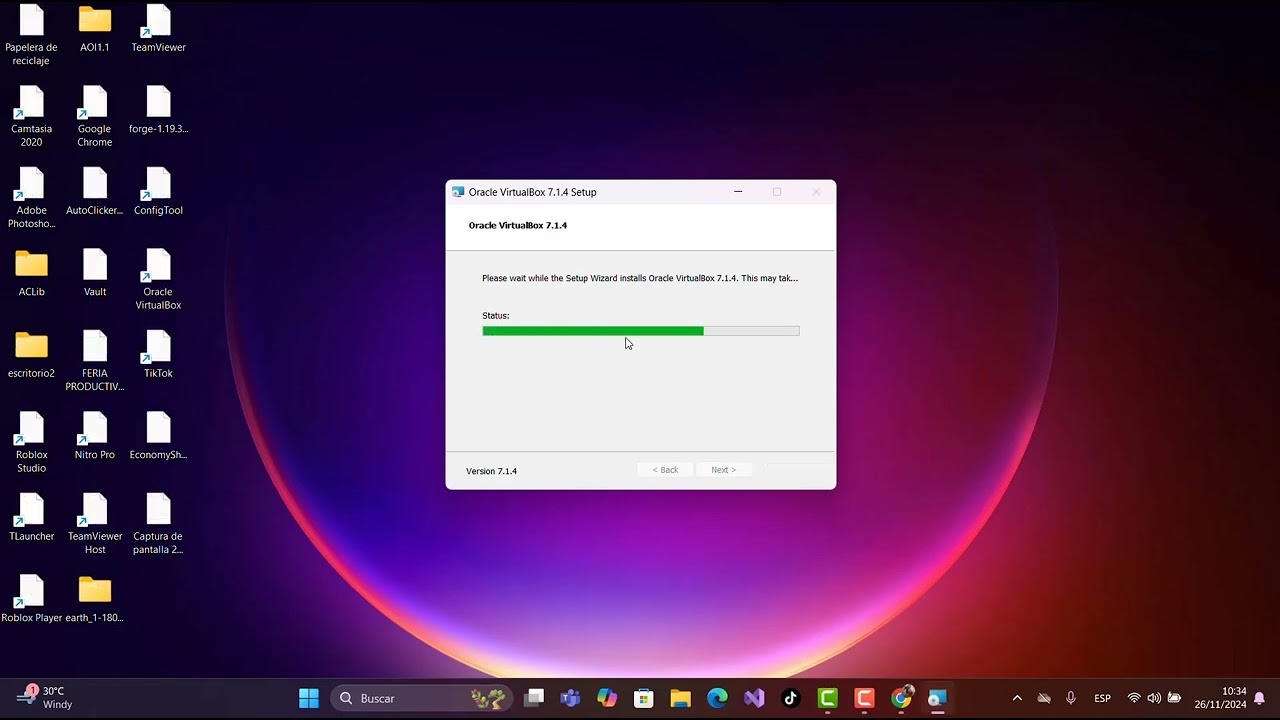 Instalar VirtualBox + Extensi&oacute;n Pack (2024-2025)