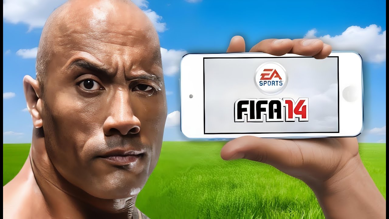 Я играл в FIFA 14 на мобильном устройстве.