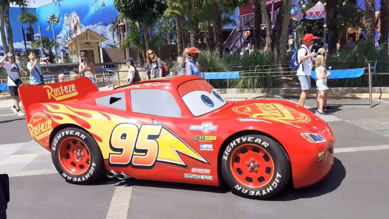 Disneyland Paris Lightning McQueen July 2022