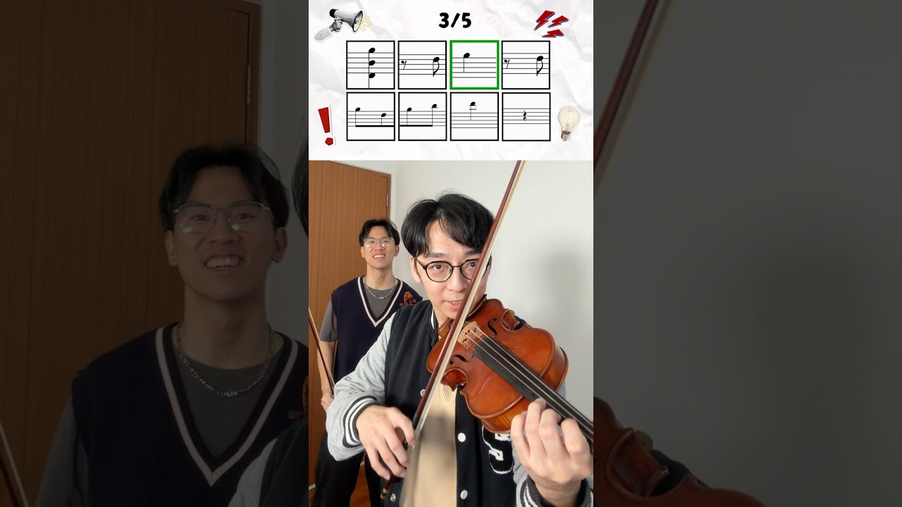 Beat challenge on the violin, number 2!