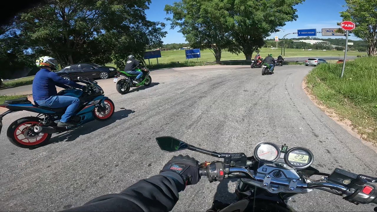 BIKERS ON THE ROAD! PURE SOUND! SUZUKI BANDIT 650N