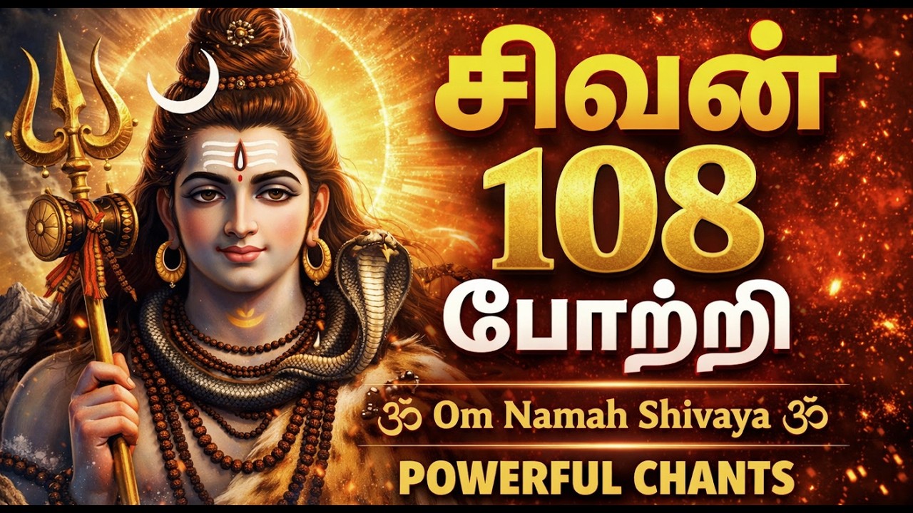 சிவன் 108 போற்றி 🔱 Daily Listen | Powerful Shiva Song|🔱 Powerful Sivan 108 Potri | Daily Listen