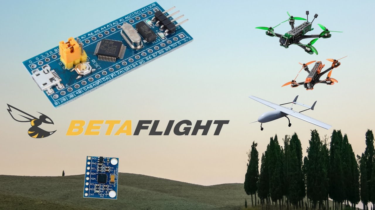 Stm32f103c8t6 betaflight flight controller(old version but cheap) stm32 làm bộ điều khiển chuyến bay