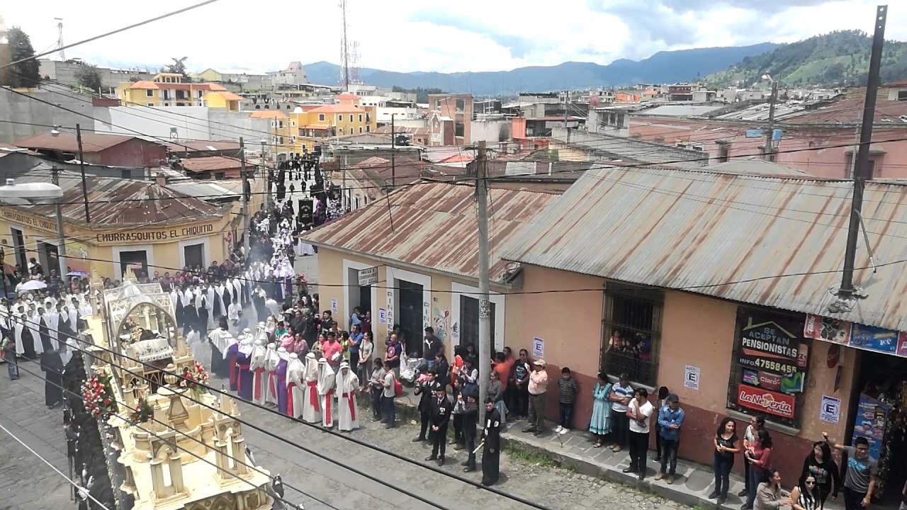 Procesión del Señor Sepultado de San Nicolás, Quetzaltenango 2017.