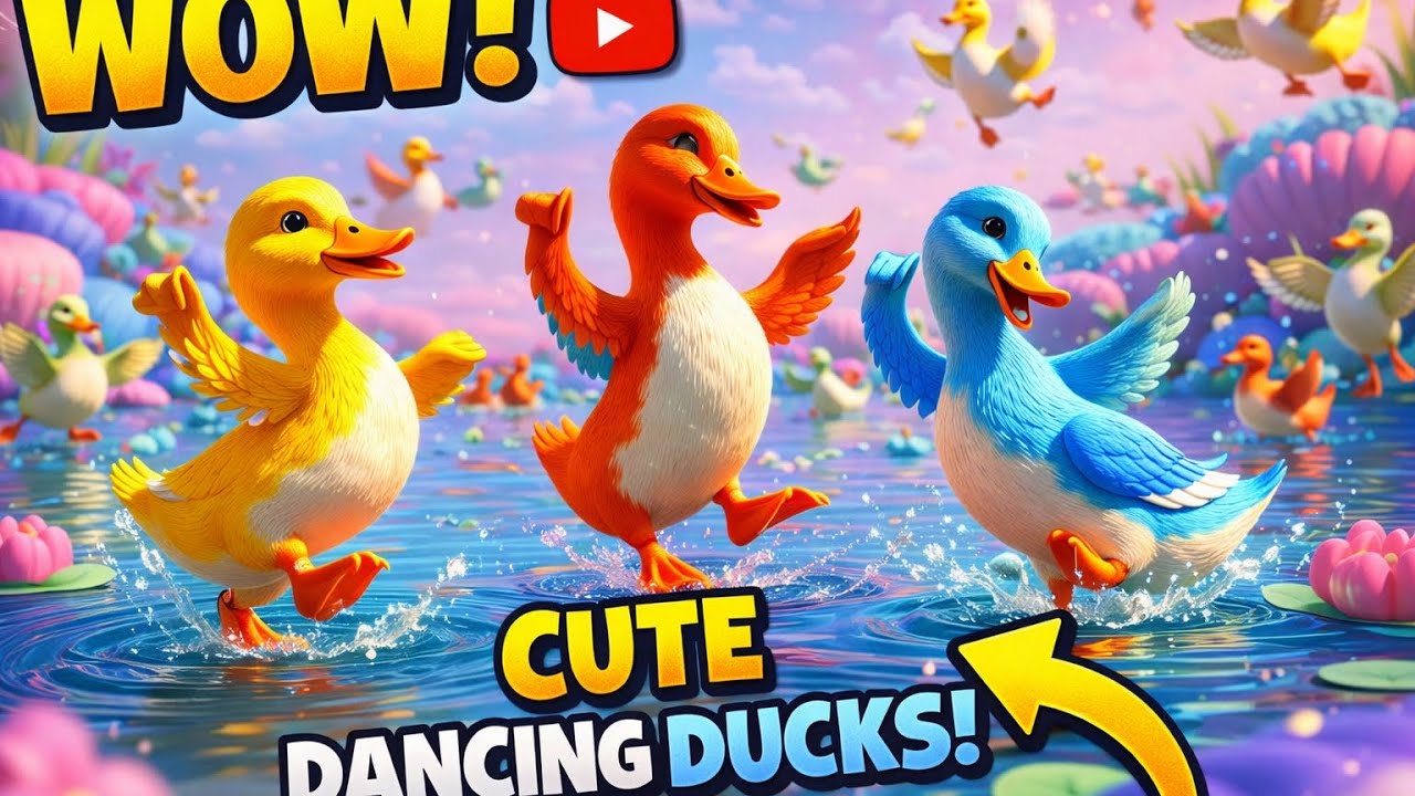 Cute Ducky Song for Kids 🦆 | Sing, Dance & Play