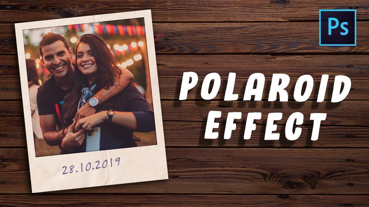 [ Photoshop Tutorial ] How to Create a Polaroid Framed Picture in Photoshop