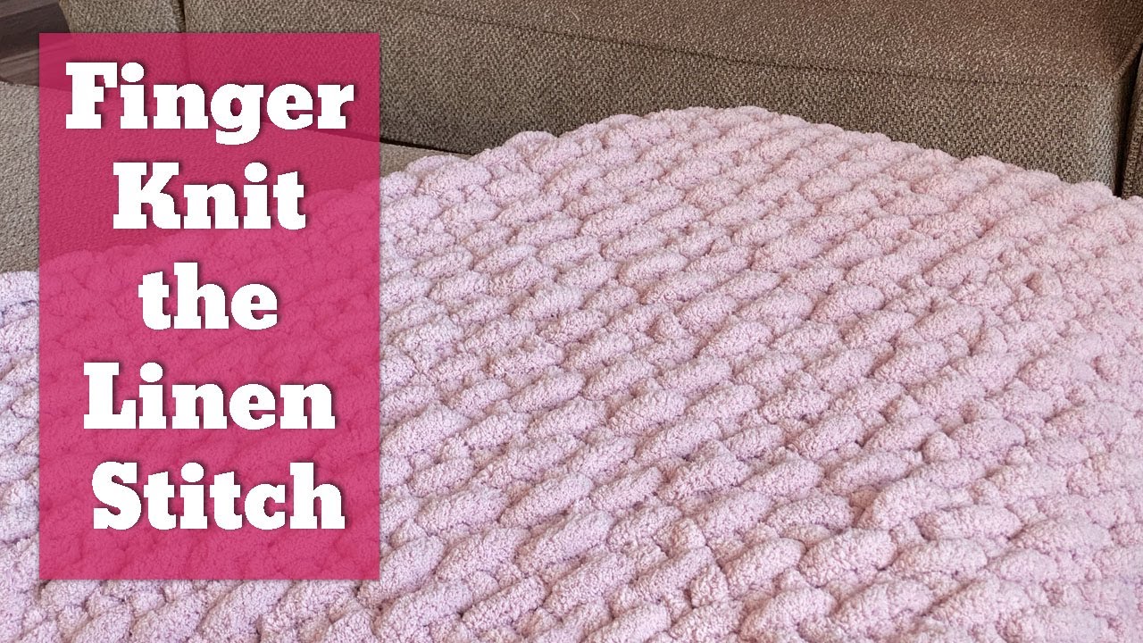 Next Level Finger knitting! 🧶✌🏻