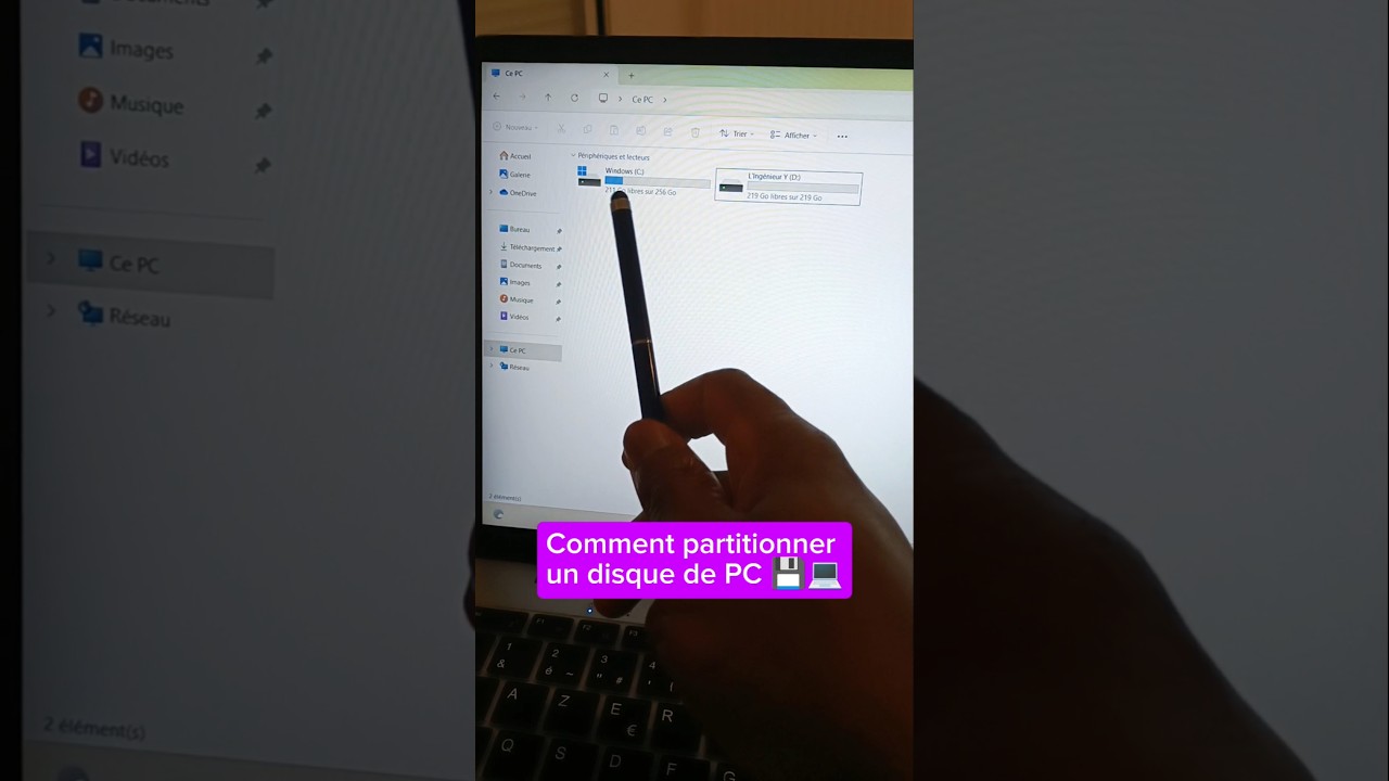 Comment partitionner ou s&eacute;parer un disque dur ton PC 💻💾