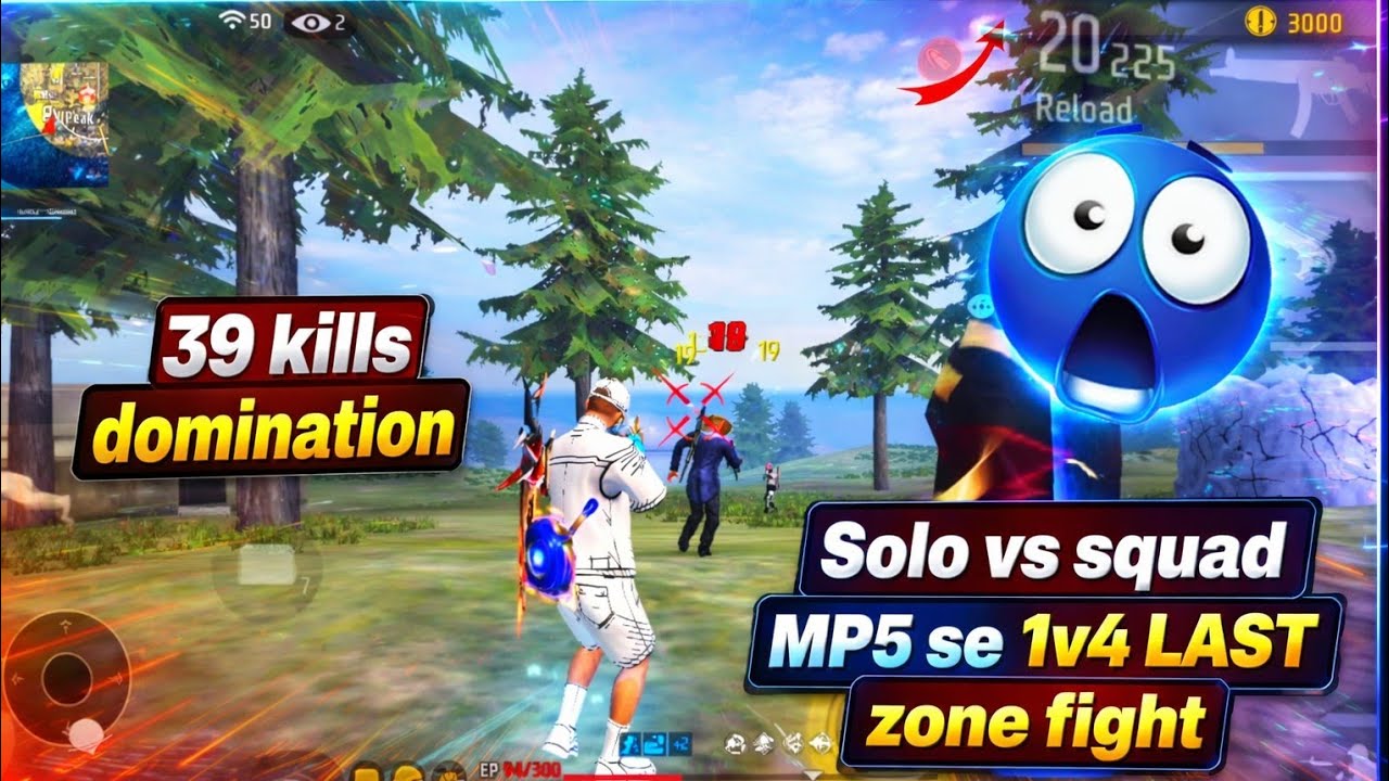 39 Kills Solo vs Squad 😱 | MP5 se 1v4 Last Zone Fight | Full Domination Gameplay