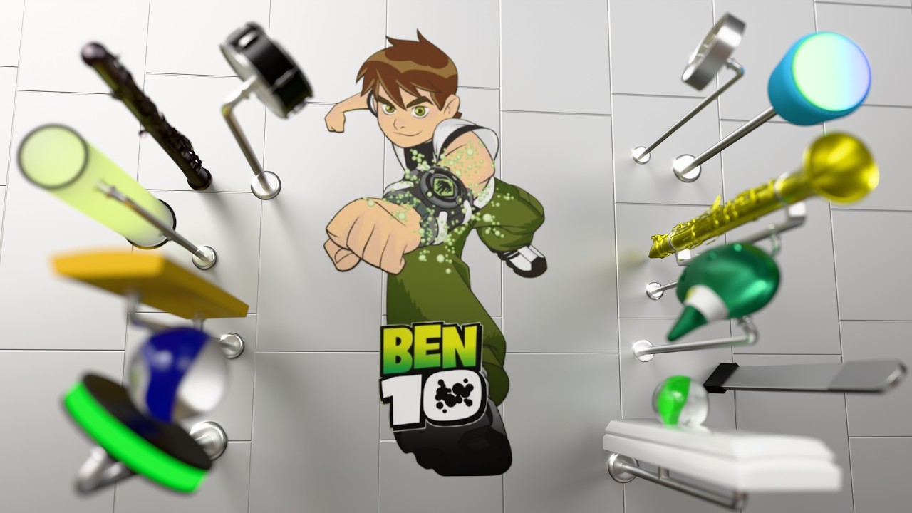 Marble Plays Ben 10  on Amazing instrument #marblemusic #satisfying