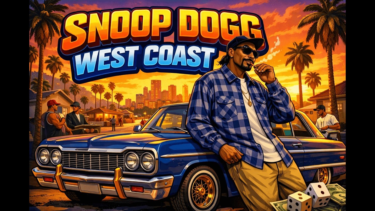 Legendary West Coast Vibes 🌅 Dr. Dre, Snoop Dogg, Biggie & 2Pac Style Beats [90s G-Funk]