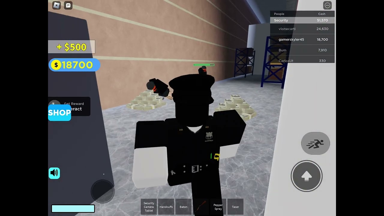 Speedrunning security guard simulator to get a lot of cash!