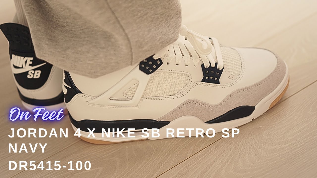 Jordan 4 x Nike SB Retro SP Navy