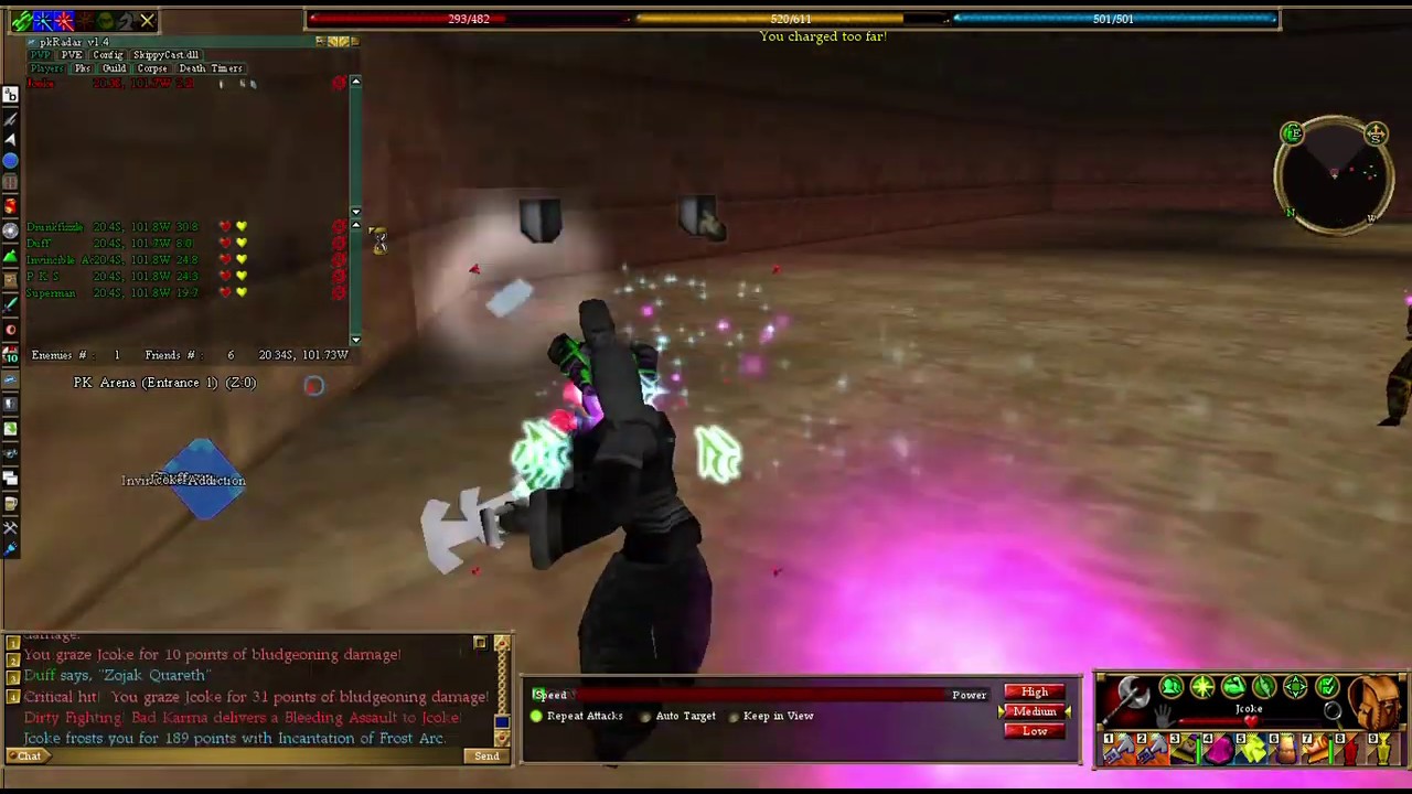Asheron's Call PvP - Get Downs VS Fatals