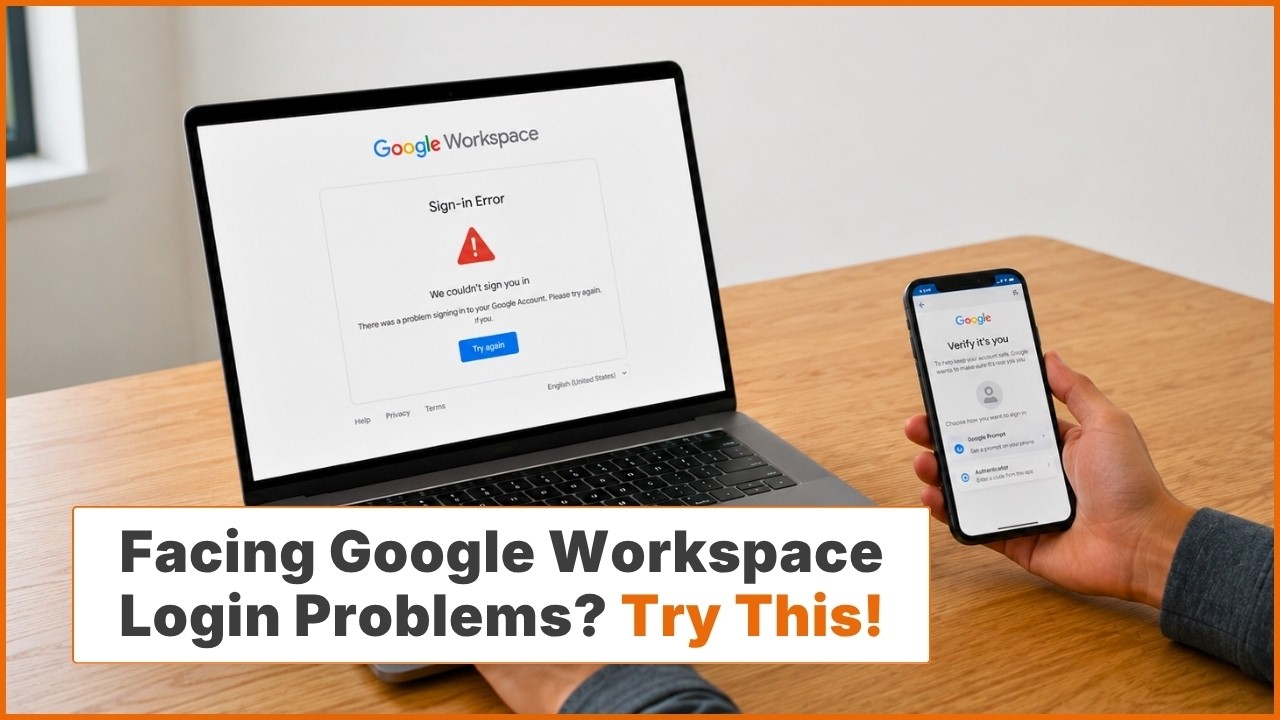 Google Workspace Login Problems? Fix Sign-In Errors Fast | Help Email Tales