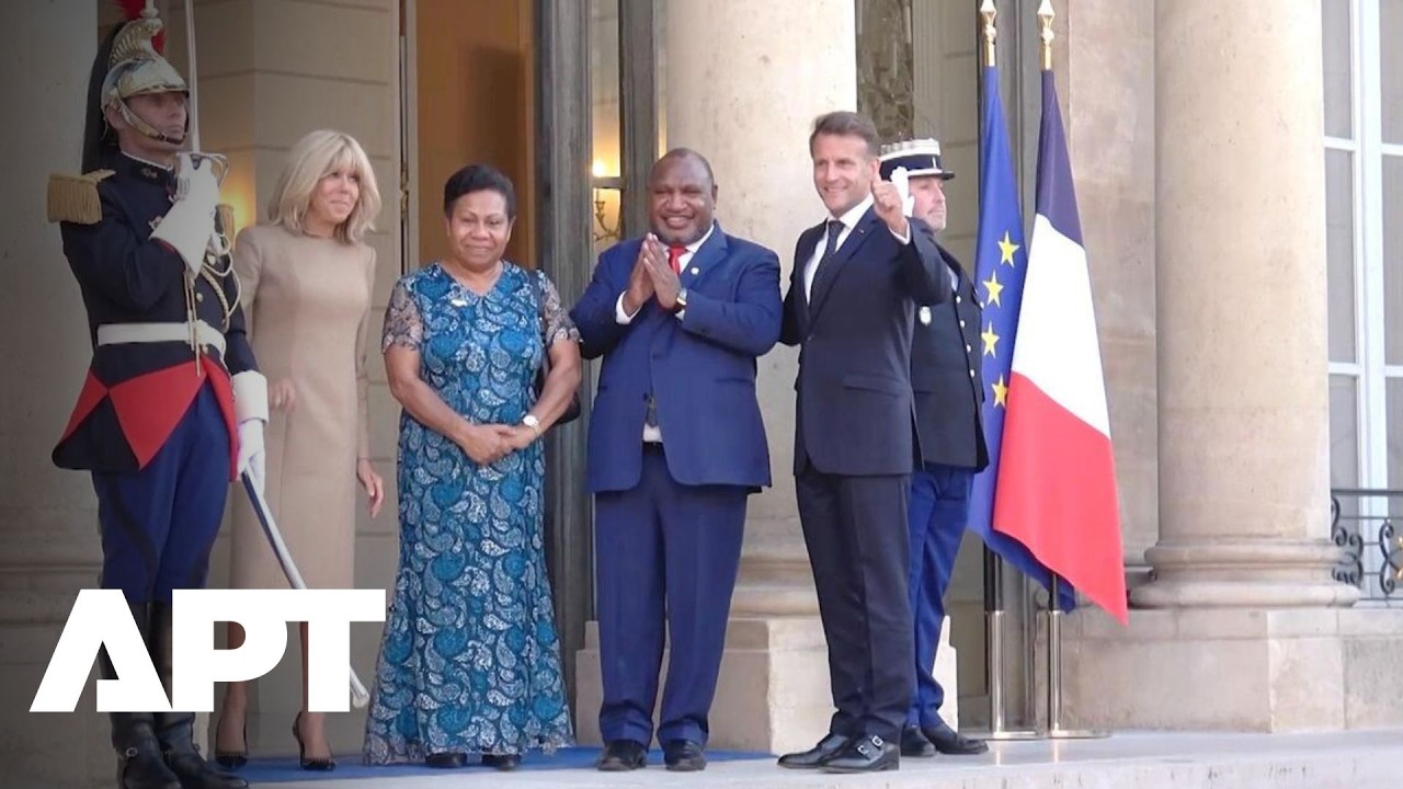 Red Carpet At Elysee: Emmanuel Macron Receives Papua New Guinea PM For Crucial Bilateral Talks | APT