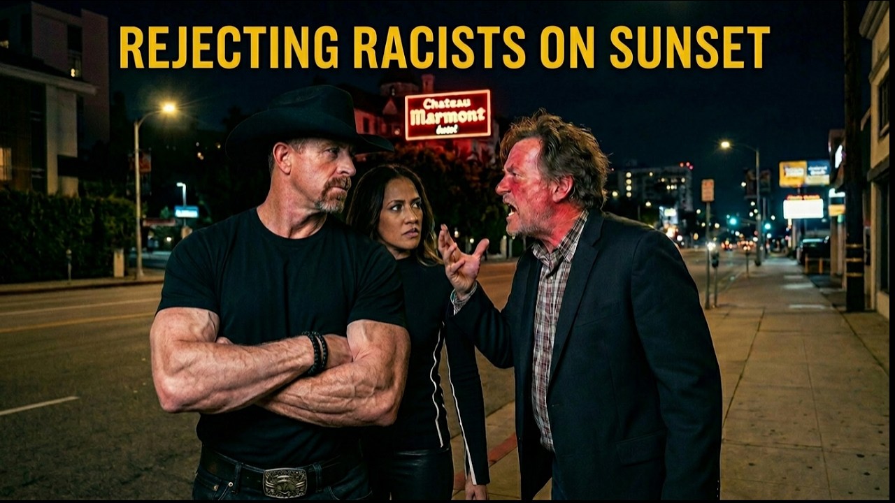 Bryce(literally)crushes a racist at the Chateau Marmont door!
