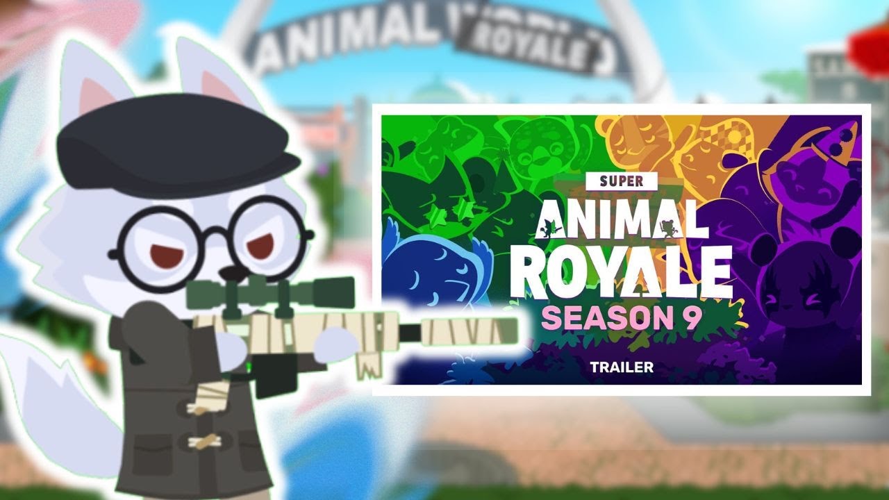 THE BEST CLIPS in SEASON 9 in SUPER ANIMAL ROYALE | SNIPER, CLUTCHES, LEAK...