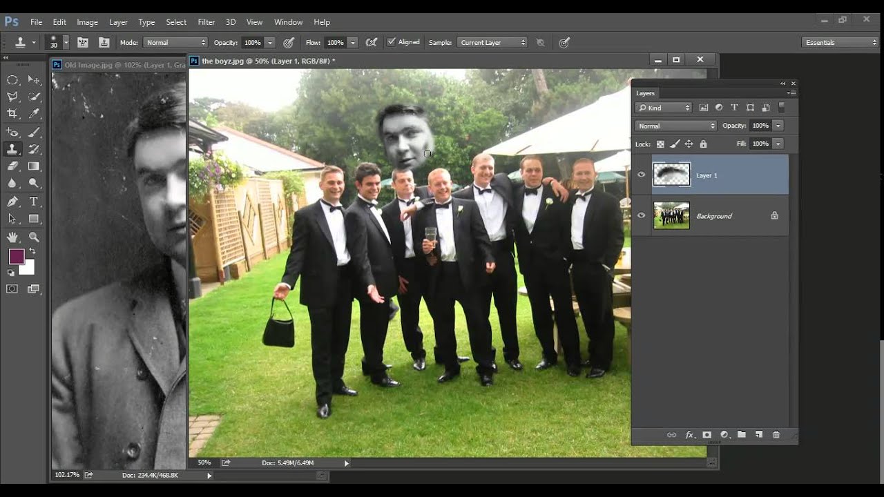 Photoshop - clone tool