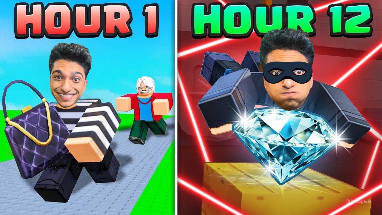 اشتغلت حرامي لسرقه البنوك في لعبه روبلوكس سرقت فلوس كتير ومجوهرات 🤑 | roblox