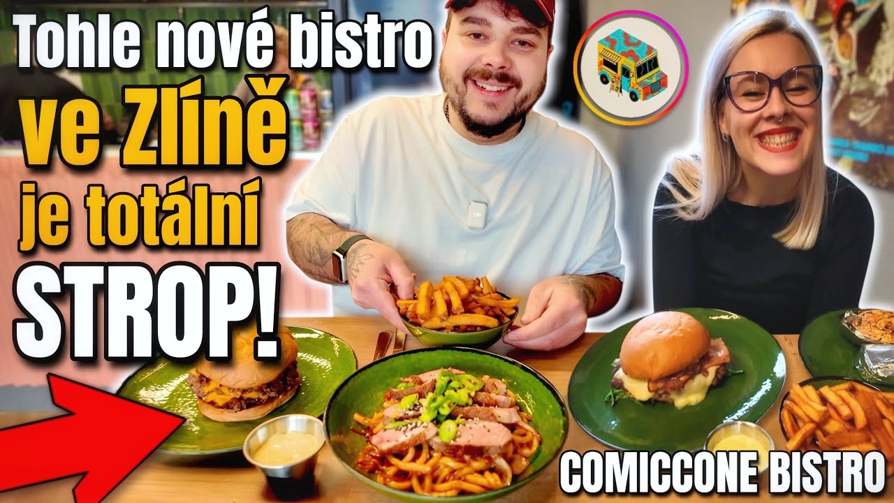 NEBE V HUBĚ A ORIGINALITA V NOVĚ OTEVŘENÉM COMICCONE BISTRU VE ZLÍNĚ!🤩TOHLE JE TO NEJLEPŠÍ VE MĚSTĚ!