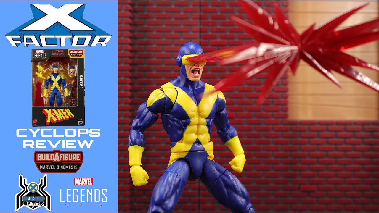 Marvel Legends CYCLOPS X-Factor X-Men Nemesis BAF Wave Comic Figure Review