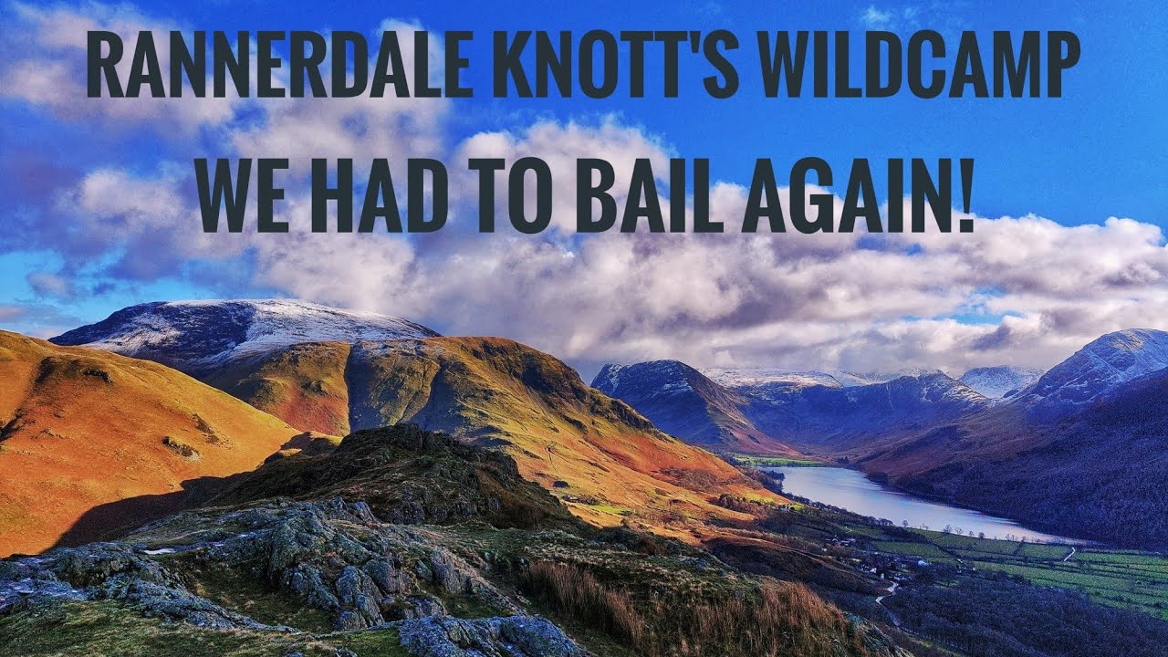 Wildcamping in the lake District. Rannerdale Knott's in the Tarptent Scarp 1.