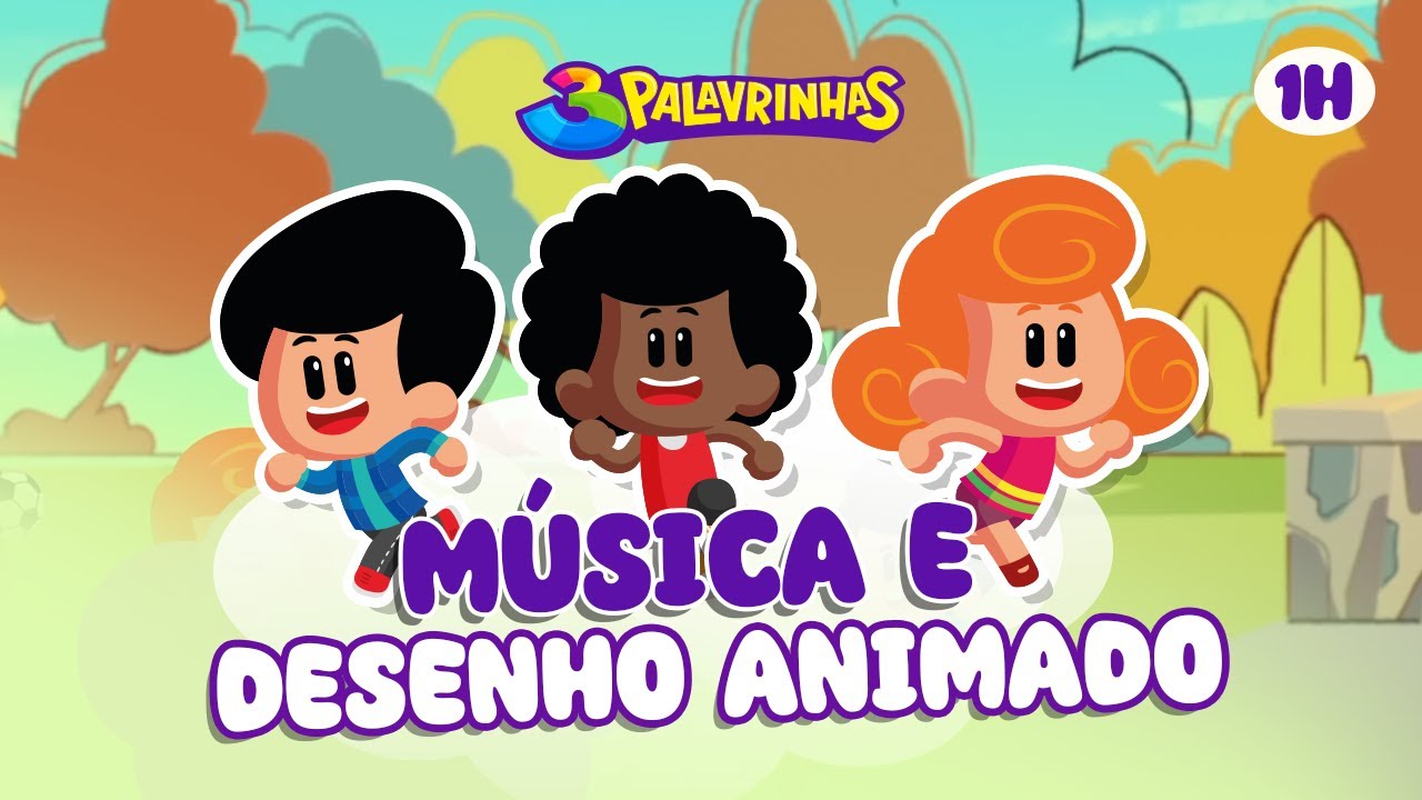 💛 Especial 3 Palavrinhas! - Música e Desenho Animado! 🎉