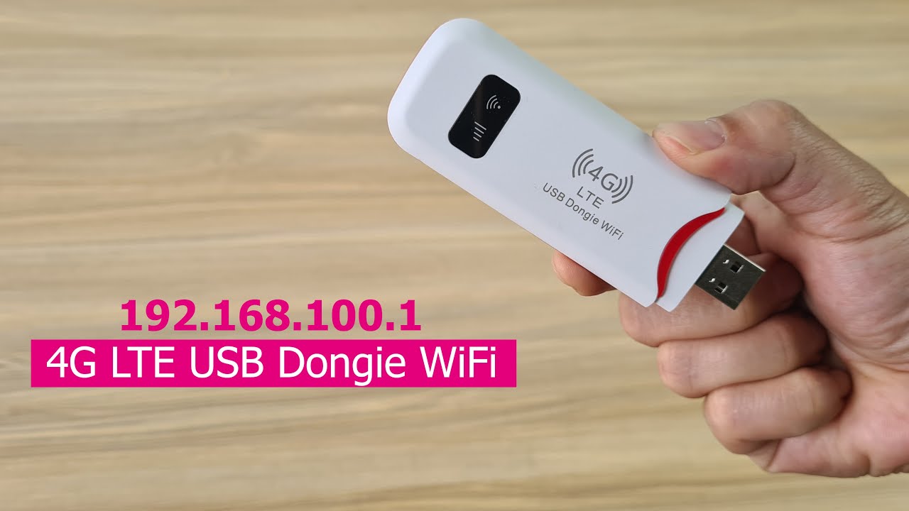 192.168.100.1: Как настроить USB-ключ 4G LTE WiFi