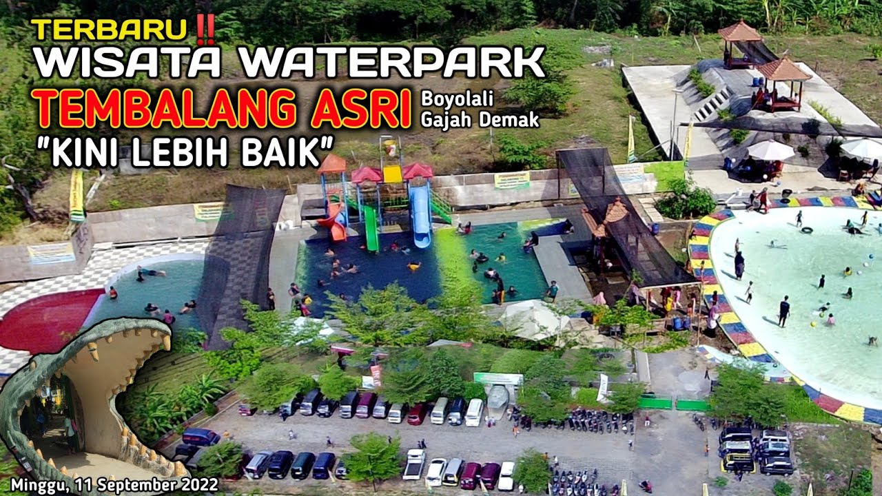 Terbaru‼️ Wisata Waterbom || Waterpark Tembalang Asri, Boyolali Gajah Demak