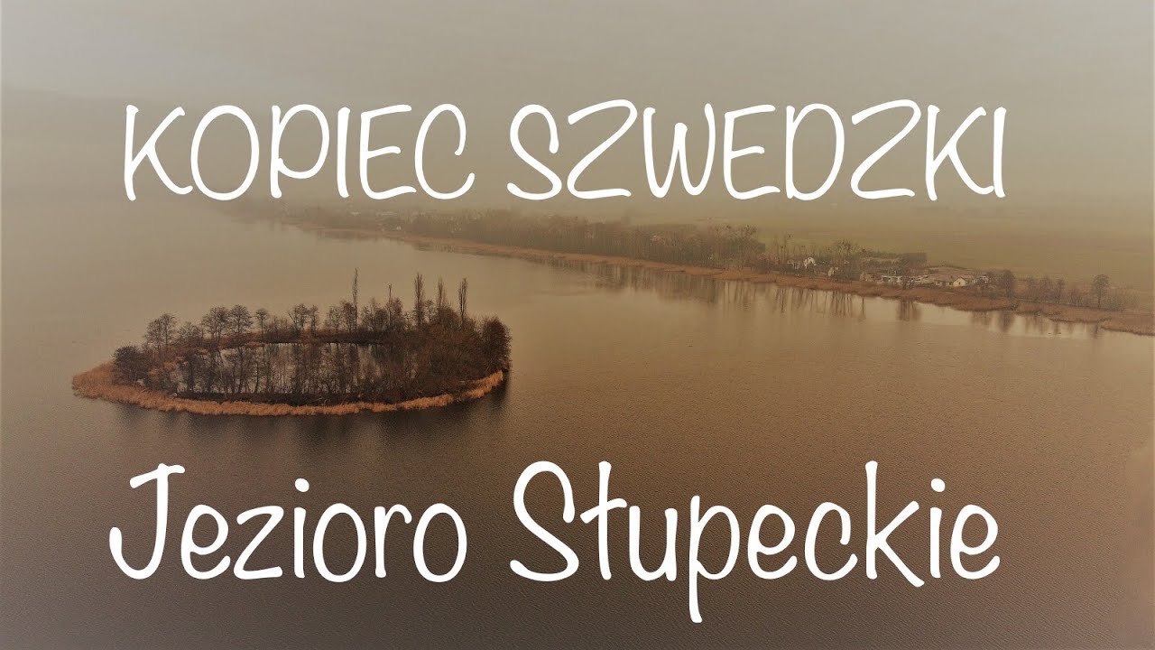 Kopiec Szwedzki na Jeziorze Słupeckim / DJI Mavic Mini
