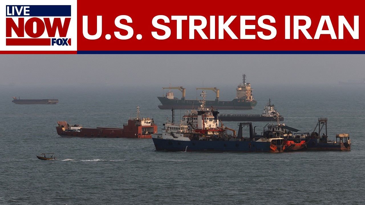 US striking Iranian targets near Strait of Hormuz