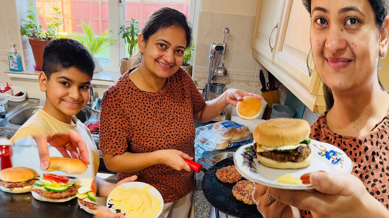 Made healthiest beans burgers at home | home made veg burger 🍔