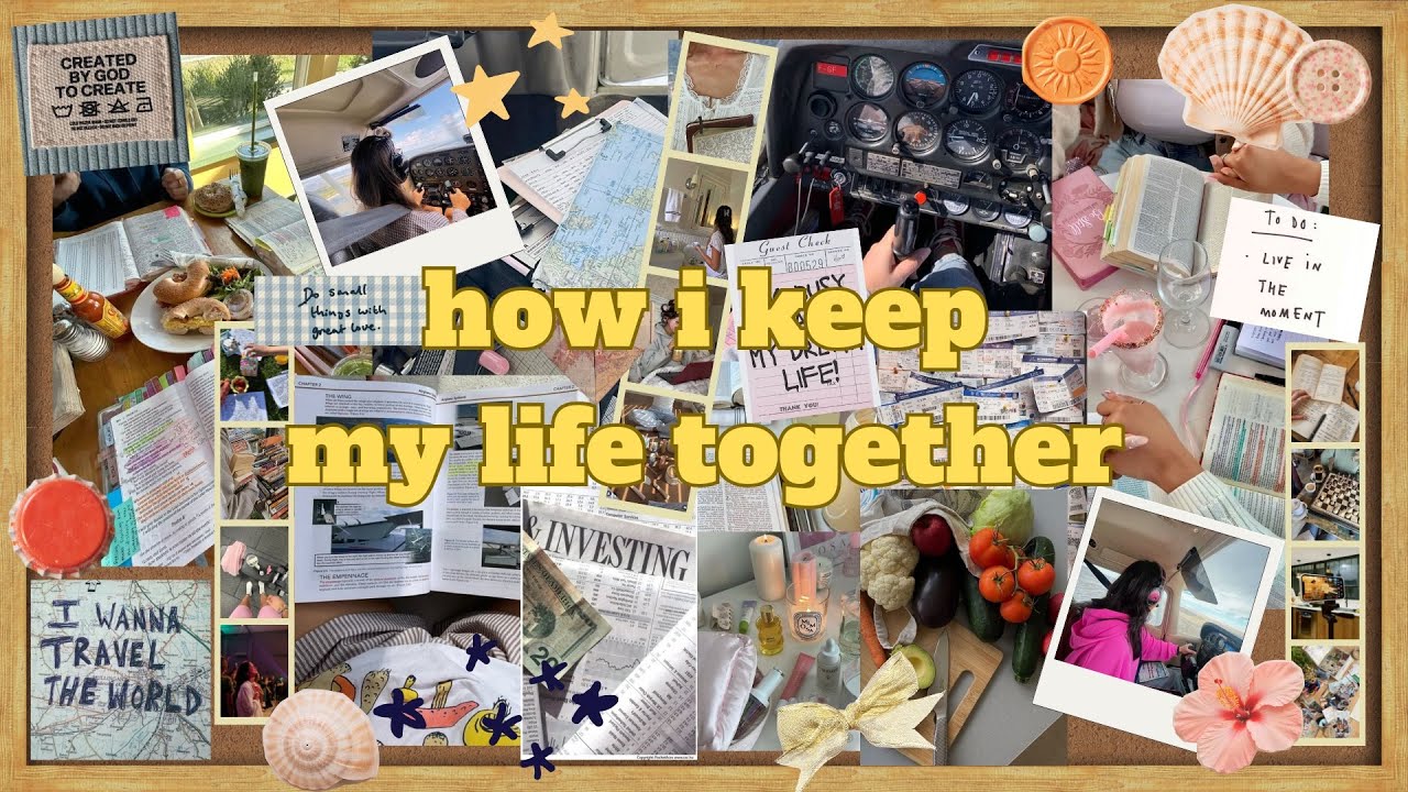 vision board, goals & habits, and planners