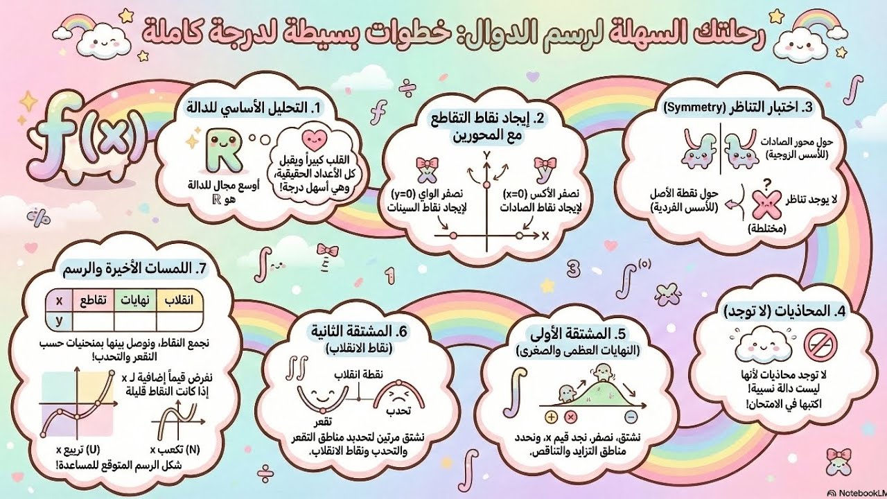 رسم الدوال جزء ٣