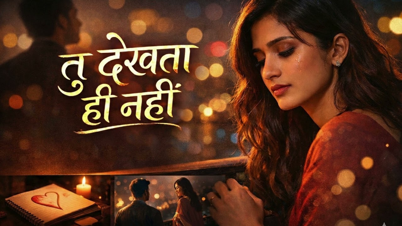 तू देखता ही नहीं – Heart Touching Hindi Romantic Song  Female Sad Love Song 2026  Indie Bollywood