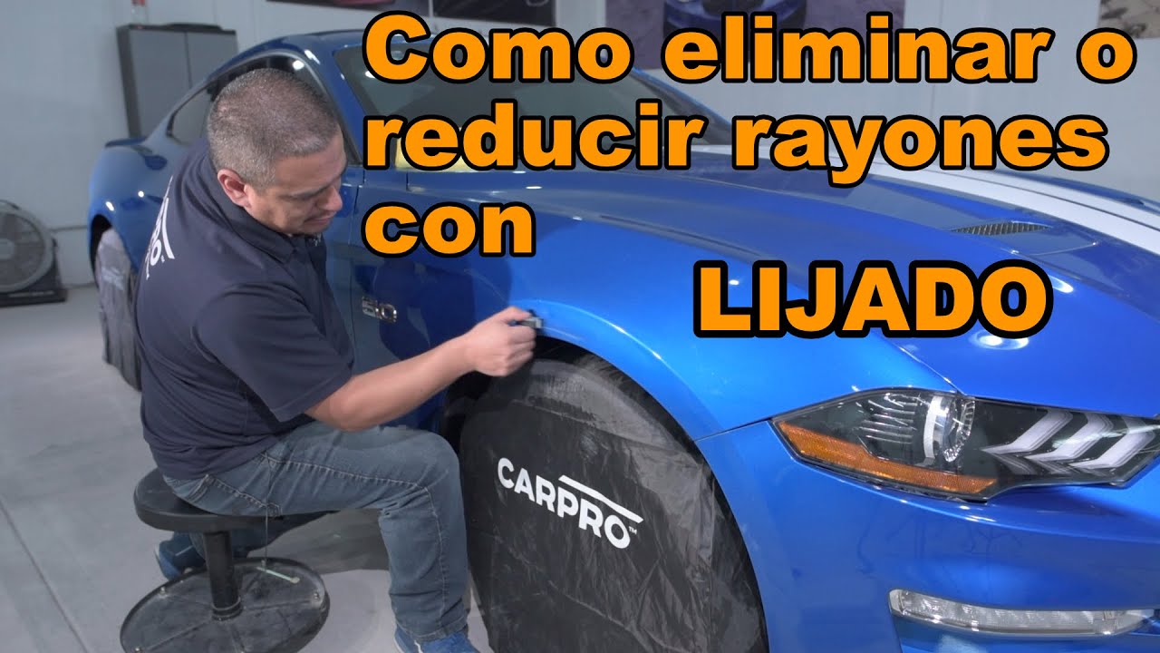 Como eliminar o reducir rayones en pintura con Lijado