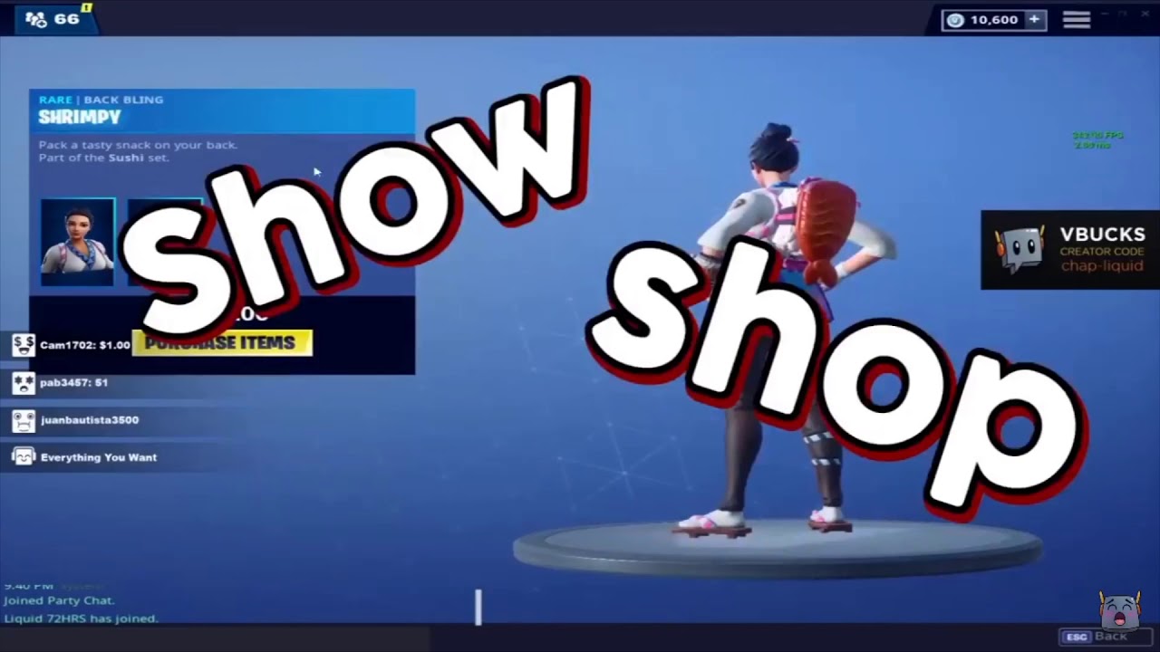 &ldquo;show shop&rdquo; - Liquid Chap