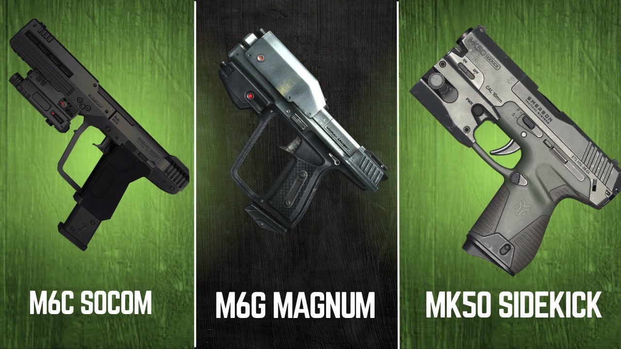 EVERY UNSC PISTOL/HANDGUN EXPLAINED!