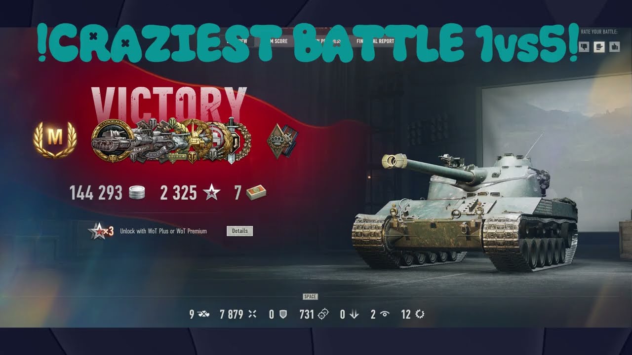 Bat-chat 25t clutch 1v5 Kolobanov.Insane battle results