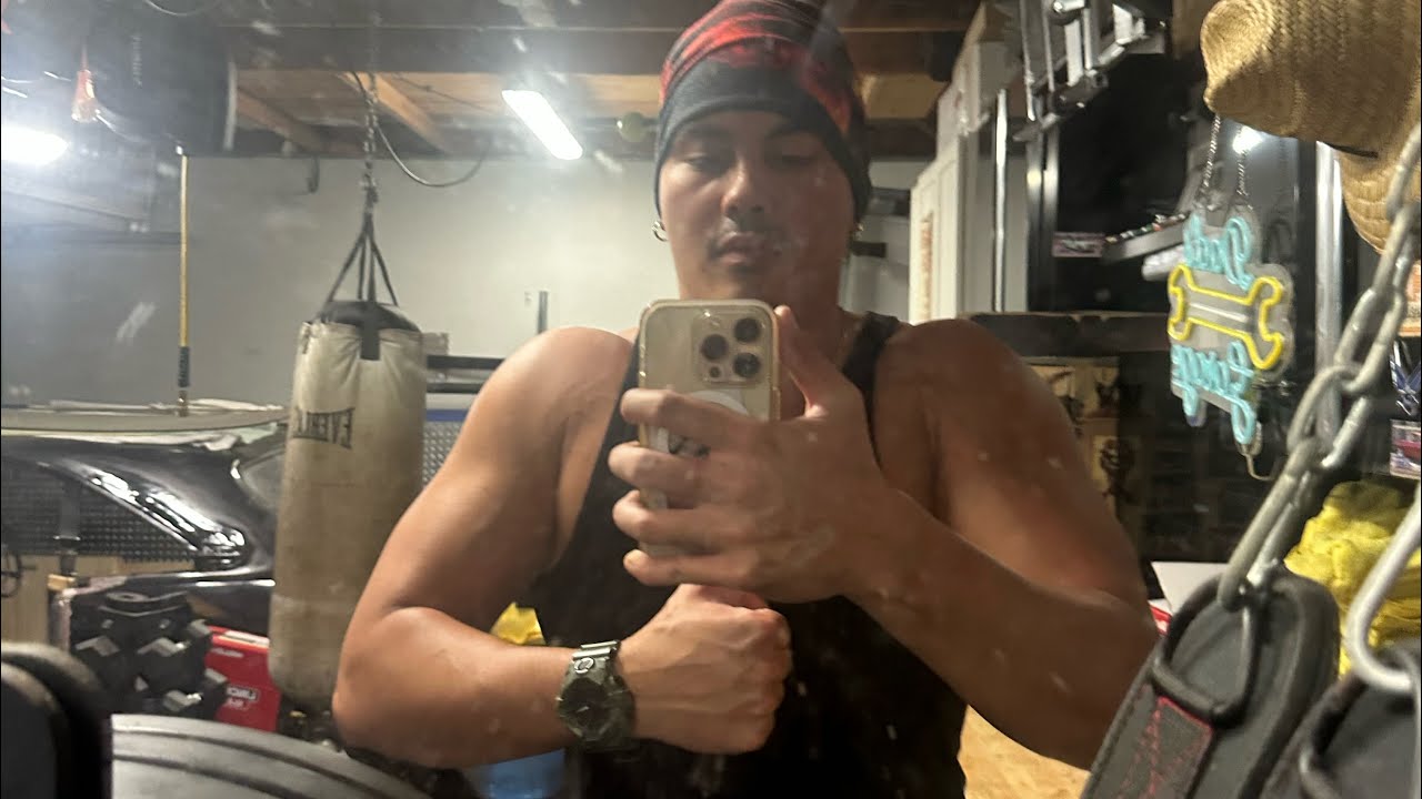Working out in garage