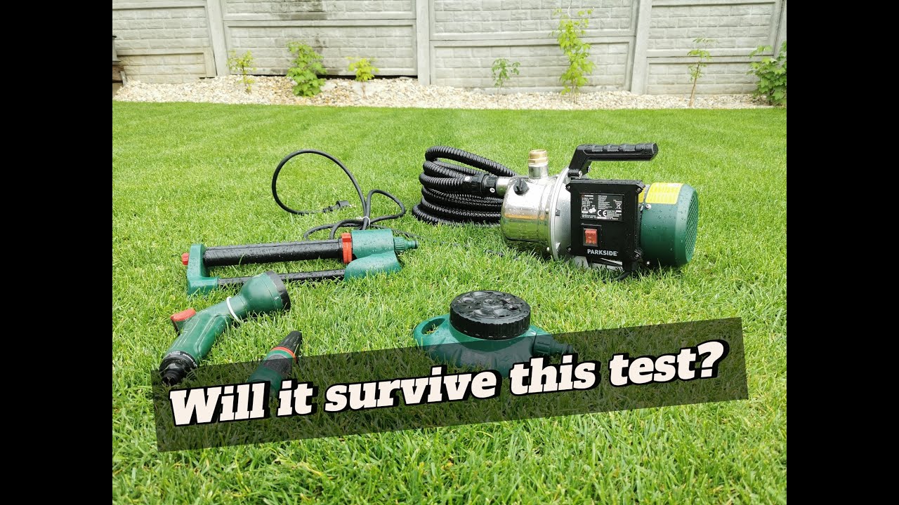 Parkside PGPS 1100 B2 Unboxing and test water pump